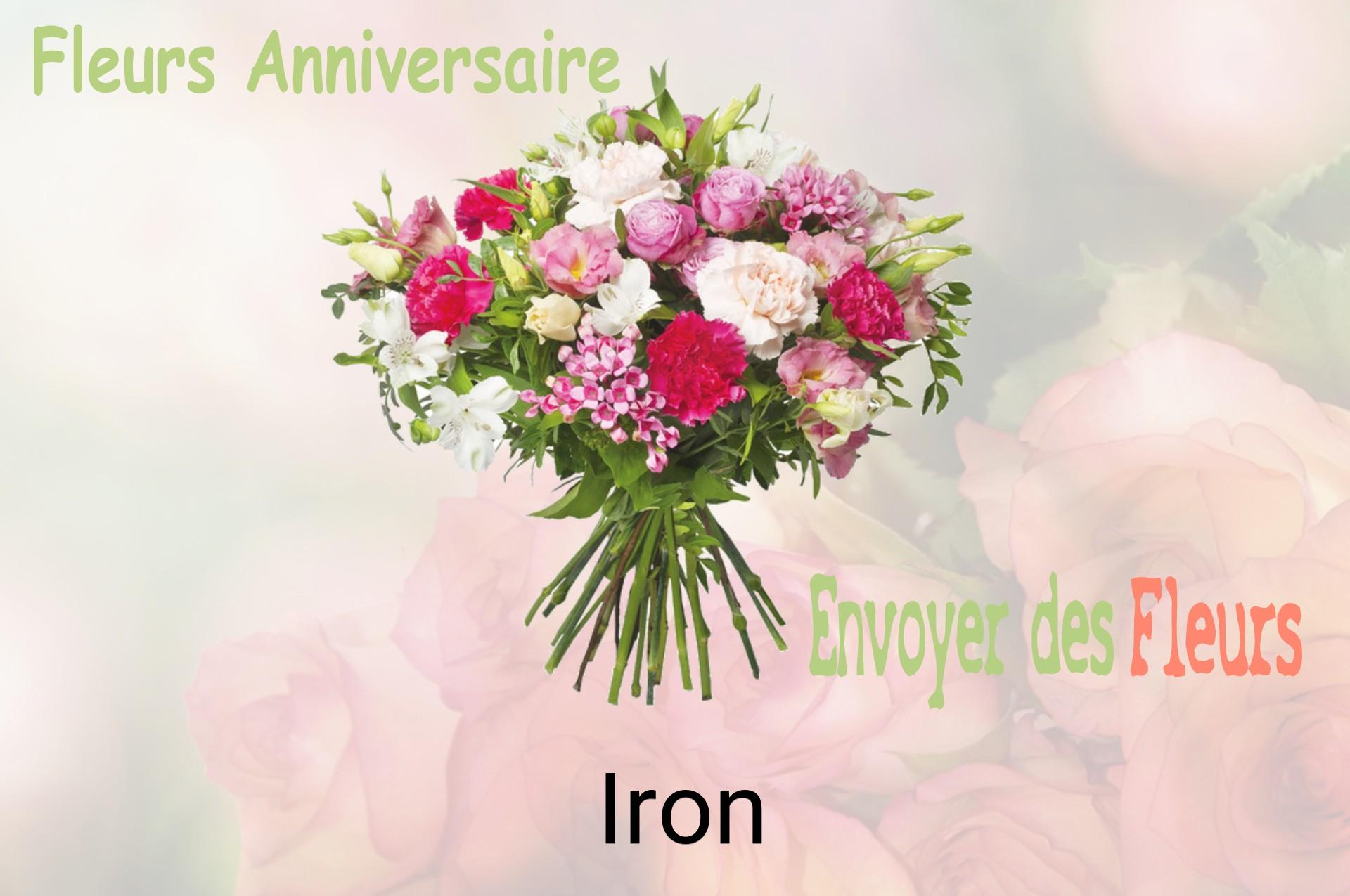 Bouquet de fleurs d’anniversaire livré à Iron